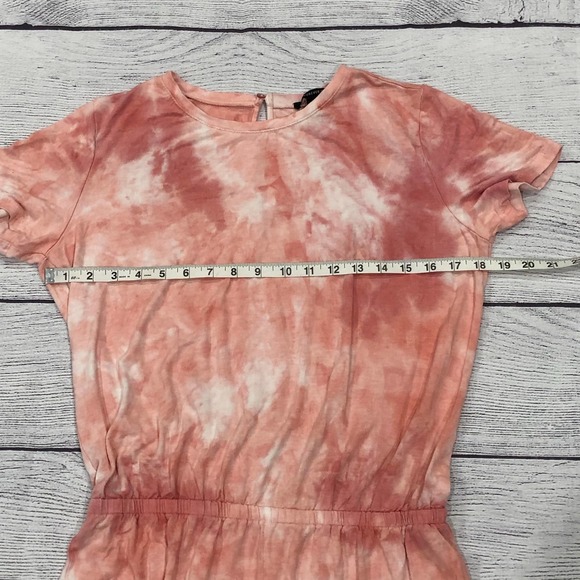 Forever 21 sz M Pink Tie Dye knit Romper - Picture 5 of 8
